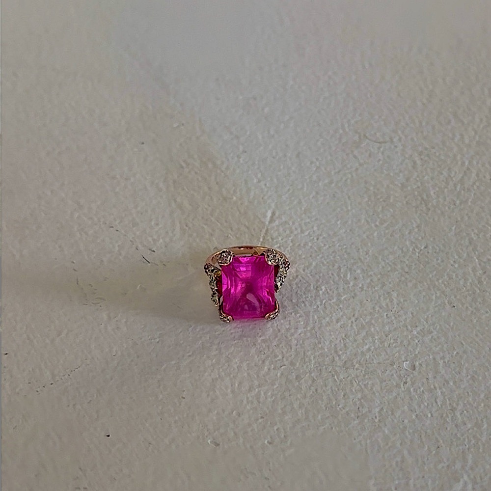 Cinderella Pink Sapphire Ring